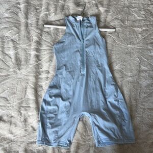 Galliano Sky Blue Sleeveless sport Romper excellent condition